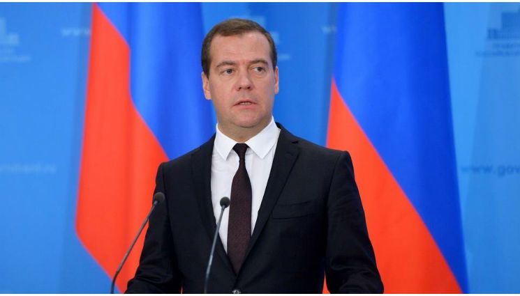 Премьер-министр Правительства России Дмитрий Медведев.
