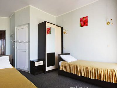 Двухместный номер с 2 односпальными  кроватями 18 м² в Отель Nouvell Двухместный номер с 2 односпальными  кроватями