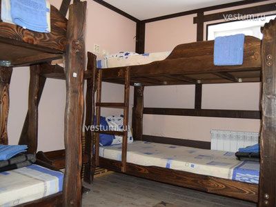 Кровать в общем номере 33 м² в Мини-отель "Очаг"