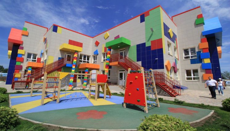Вот такой красивый детский садик построили в ЖК "Красный Аксай".