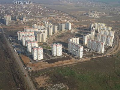 ЖК "Суворовский" Вид сверху на комплекс