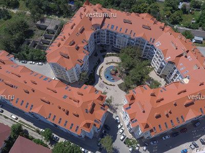 ЖК "Лазурный" Вид сверху на жилой комплекс