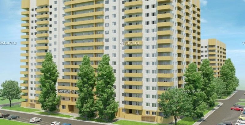 1-комнатная квартира 40 м²1/2