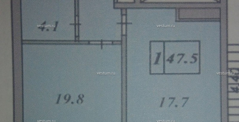 1-комнатная квартира 47.5 м² в ЖК "Черноморский-2", корпус 221/16