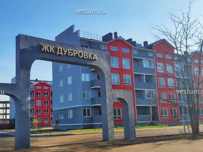 2-комнатная квартира 46.18 м² в ЖК "Дубровка"