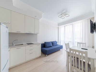 1-комнатные апартаменты 37 м² в ЖК "Крымский"